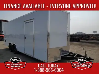 NEW 8.5x20ft Traverse Enclosed Cargo Trailer from Formula Trailers - Rear Barn Doors - Composite Ext...