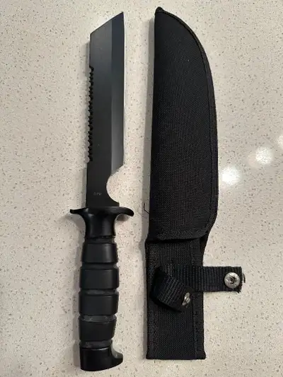 Hunting knife (one time used ), View more