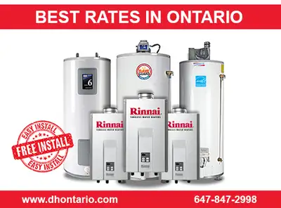 Purchase, Rental, Finance a new Tankless Water Heater by Rinnai, View more