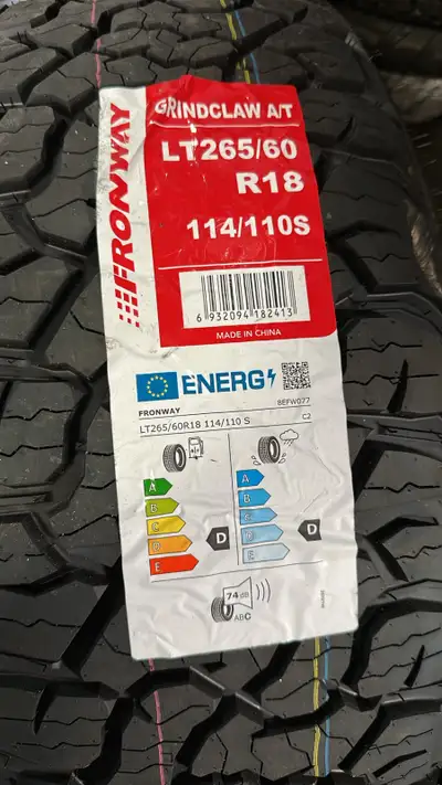 16 17 18 19 20 21 22 ; 225 235 245 255 265 275 285 315 ; 45 50 55 60 65 70 75 NO TAX- NEW ZMAX LT/AT...