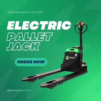 Electric Walkie Pallet Jack | 1 Year Warranty | CSA Certified, View more