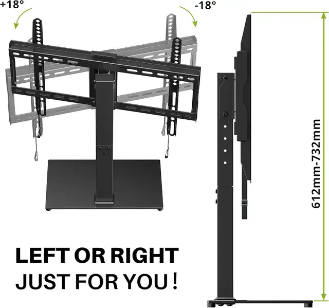 UNIVERSAL TABLE TOP TV STAND FOR 32" TO 70" in General Electronics in City of Toronto - Image 5