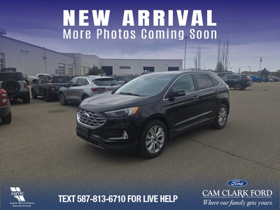 Thanks for viewing our Cam Clark Ford Inventory! 2022 Ford Edge Titanium AWD ??? Premium comfort, sm...