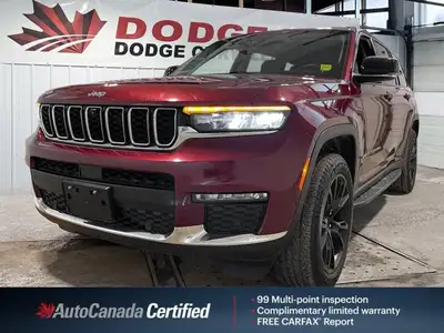 This Jeep Grand Cherokee L delivers a Regular Unleaded V-6 3.6 L/220 engine powering this Automatic...