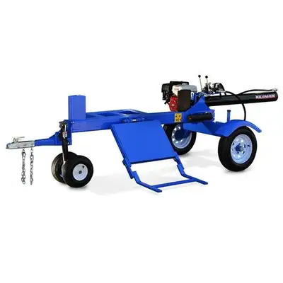 Iron Inventory Inc! Wallenstein Wood Splitter 25 ton splitting force 24" splitting opening log loade...