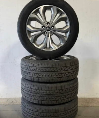 Like new 235 55 19 General Altimax 235/55/19 all season tires on Hyundai 5x114.3 rims wheels for San...