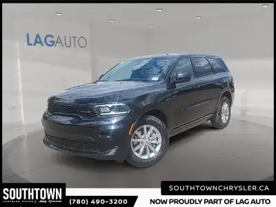 This used 2026 Dodge Durango GT for sale in Edmonton has just 2565 km and is finished in DB Black Cr...