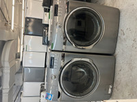 4230- Laveuse Sécheuse Samsung grise frontale washer dryer front
