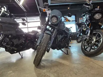 A blacked-out, factory-custom performance cruiser, the Harley-Davidson Low Rider S has West Coast st...