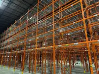 42" x 46" Used Wire mesh decks for pallet racking step beams