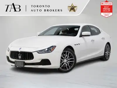 This beautiful 2014 Maserati Ghibli is a local Ontario vehicle. A stunning blend of Italian craftsma...