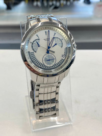Swatch Watch Blue Signs Stainless Steel Chronograph