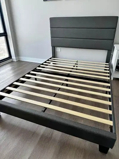 Queen bedframe, View more