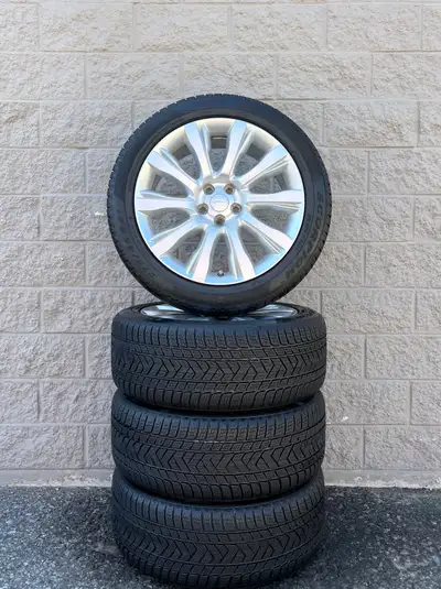 Winter / Snow Pirelli Scorpion Tires w/ Land Rover Range Rover Original 21" Wheels TPMS. 4x 275 45 2...