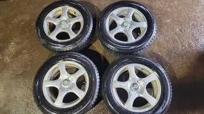 RIMS Aftermarket 16" Rims Multi Bolt Pattern 5x114.3 and something else Big Bore 16x7 TIRES 215 60 1...