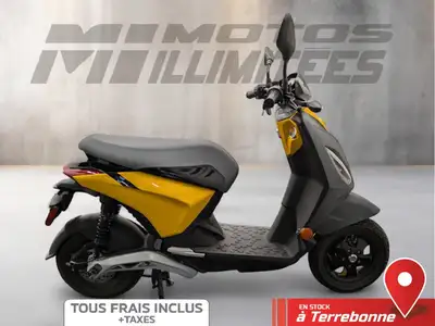 PIAGGIO 1 ACTIVE 2022 Orange 749 km km au compteur. Motos Illimitées Terrebonne. Prix de vente inclu...