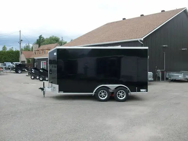 2025 Weberlane Aluminium 7' x 14' v-nose 2 essieux glissiere CON in Cargo & Utility Trailers in Laval / North Shore - Image 11