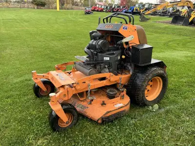 Kawasaki engine, 48in. deck, commercial stand on zero turn mower ready to mow ! HOURS: 840 If you wo...