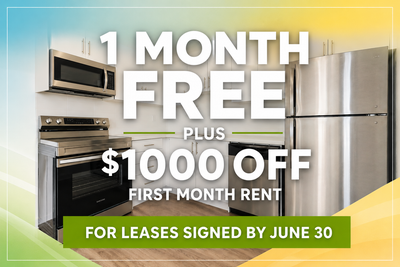 Current Promotions 1 MONTH FREE ON A 13-MONTH LEASE *The rent mentioned in advertisements may not re...