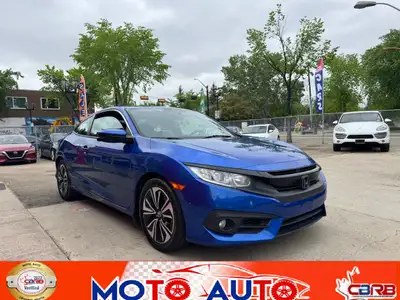 2016 Honda Civic EX Coupe Only 123,000 KM Blue Exterior Sporty, reliable, and fuel-efficient, this 2...
