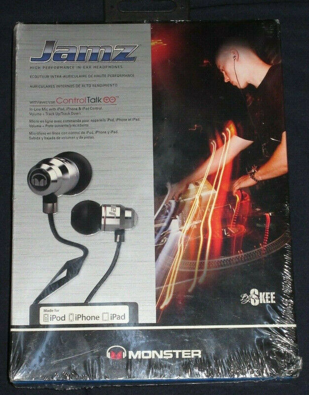 BNIB - Monster Jamz High Performance In Ear headphones for sale