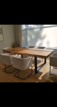 Live Edge Suar Wood Dining Room Table