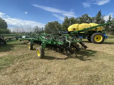56' Width on 12in. Rows. All Run Blockage. 550 Bu cart with Sectional control and Large Air Power II...