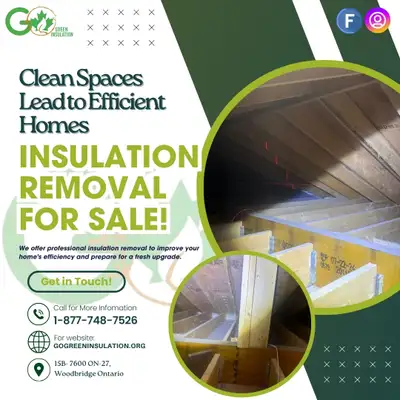 Insulation Removal Sale !, View more