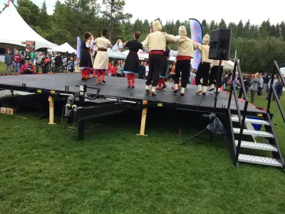 STAGE- Renting mobile STAGE 24’ x 24‘ when set up in the filed., View more