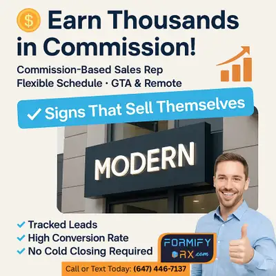 Commission-Based Sales Rep – High-Converting Leads | Formify RX, View more