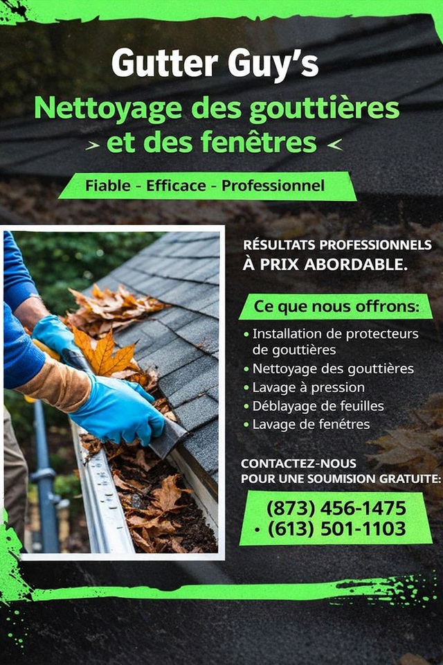 Gutter Guy's Gutter and Window cleaning424340072495196161