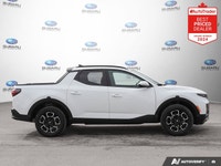 New Price! Odometer is 4772 kilometers below market average! White 2024 Hyundai Santa Cruz Preferred... (image 5)