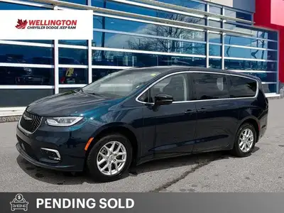 Fathom Blue Pearl 2024 Chrysler Pacifica Touring-L, 9-Speed Automatic, 3.6L V6, Remote Starter, Leat...
