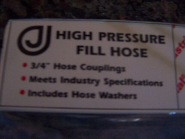 2 New Rubber 4 feet washing machine hoses sealed in the package in Washers & Dryers in Hamilton - Image 2