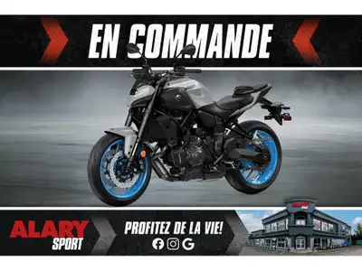 Alary Sport 2026 Yamaha MT-07 Yamaha MT-07 2026 Cette MOTOCYCLETTE YAMAHA MT-07 2026 est disponible...