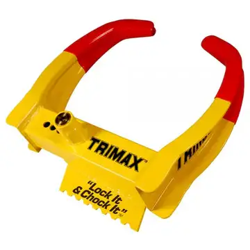 TCL65 TRIMAX Wheel Chock Lock. "Chock it & Lock it!". Closed 6, Open 10.5, Reach 7.25 Fits The Follo...
