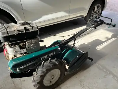 Heavy Duty Craftsman Rear Tine Tiller 5.5HP/17", View more