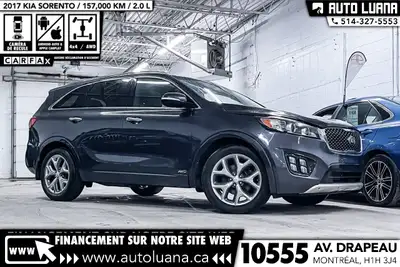 Auto Luana 2017 KIA Sorento PRENEZ UN RENDEZ-VOUS / BOOK AN APPOINTMENT (514) 327-5553 157000 KM CER...