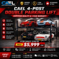 New CAEL 4-Post Double Parking Storage Lift  – Certified &Warran Whitehorse Yukon Preview