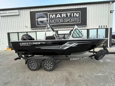 From $467 Bi-Weekly 2026 Crestliner 1850 CommanderCheck out 18 feet of open-water dominance. This al...