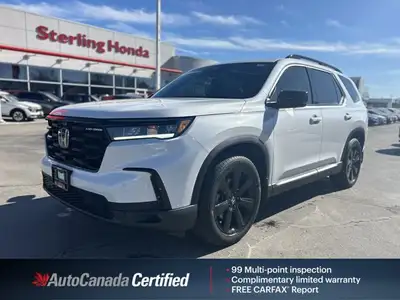 This exceptional 2025 Honda Pilot Black Edition, boasting a stunning PLATINUM WHITE PEA exterior and...