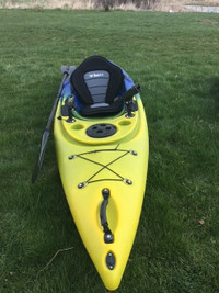 Strider 10' Sit in kayak free paddle removable rod holders