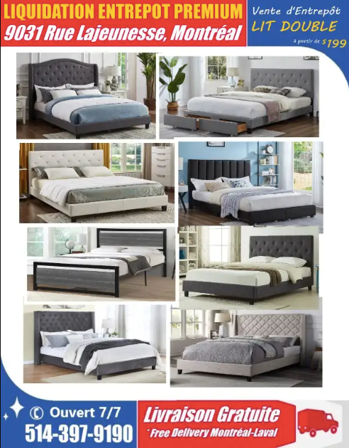 ⚡️LIQUIDATION MATELAS ⚡️ VENTE D'ENTREPOT !! ⚡️ in Beds & Mattresses in City of Montréal - Image 4