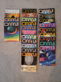 25 OMNI magazines, 1980, 81, 82