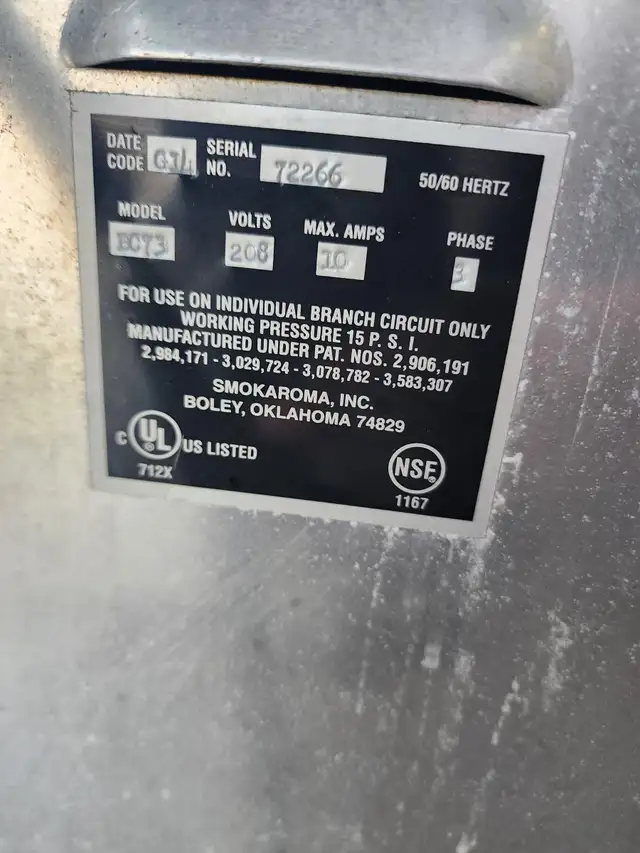 Smokarama BBQ Pressure Smoker / Fumoir in Industrial Kitchen Supplies in City of Toronto - Image 5