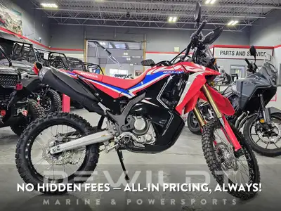 Honda CRF300L Rally Dual Sport Motorcycle The CRF300L Rally remains one of the most trusted names in...