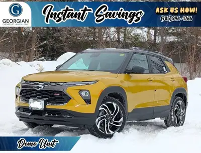 Power Locks | Satellite Radio Introducing the 2025 Chevrolet TrailBlazer RS, a dynamic compact SUV t...