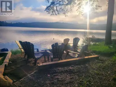 Charming 2-Bedroom Cottage on Desirable Cloudy Lake. Discover this inviting log cottage perfectly si...