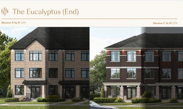 Preconstruction town homes in BRAMPTON in Houses for Sale in Mississauga / Peel Region - Image 4