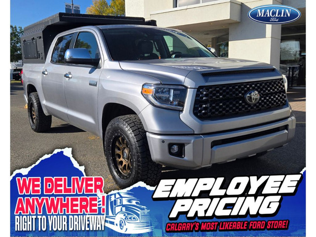 2020 Toyota Tundra PLATINUM | YUCCA PAC CAMPER | AIR COMPRESSOR in Cars & Trucks in Calgary